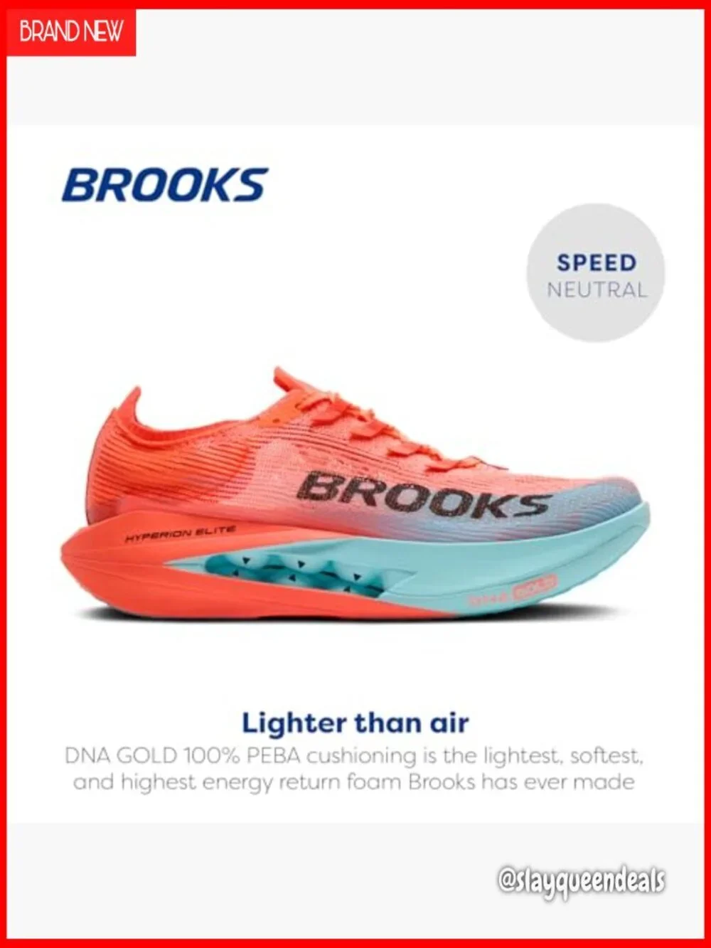 Neutral Race Running Shoes with Carbon Plate, DNA Gold Cushioning